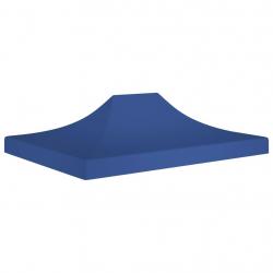 Toit de tente de réception 4x3 m Bleu 270 g/m² alsavelo