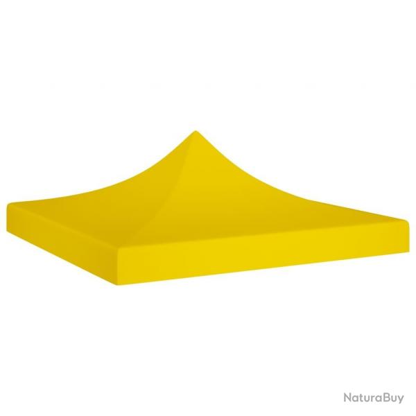 Toit de tente de rception 3x3 m Jaune 270 g/m alsavelo