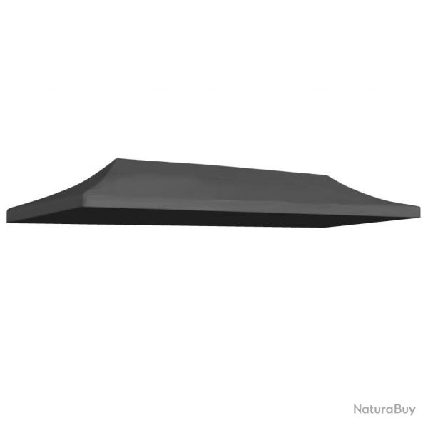 Toit de tente de rception 3 x 6 m Anthracite alsavelo