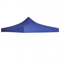 Toit de tente de réception 3 x 3 m Bleu alsavelo