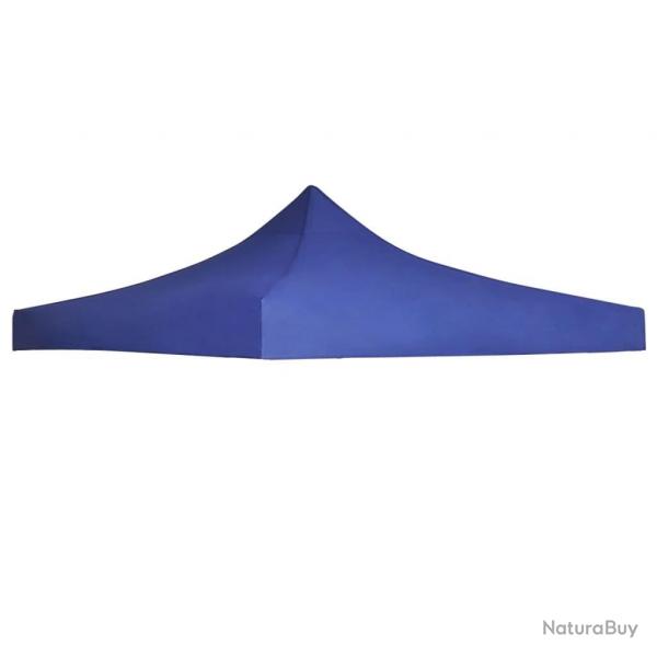 Toit de tente de rception 3 x 3 m Bleu alsavelo