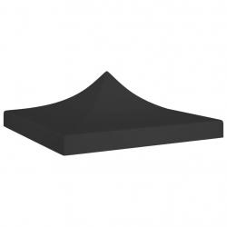 Toit de tente de réception 2x2 m Noir 270 g/m² alsavelo