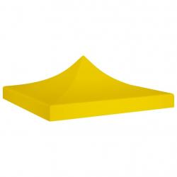 Toit de tente de réception 2x2 m Jaune 270 g/m² alsavelo