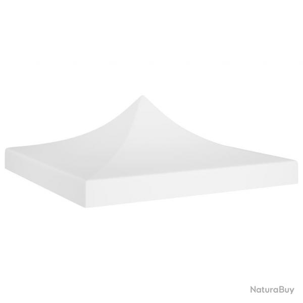 Toit de tente de rception 2x2 m Blanc 270 g/m alsavelo