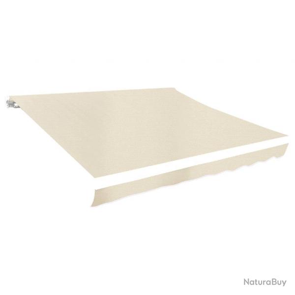 Toit d'auvent Toile Crme 6x3 m (Cadre non inclus) alsavelo