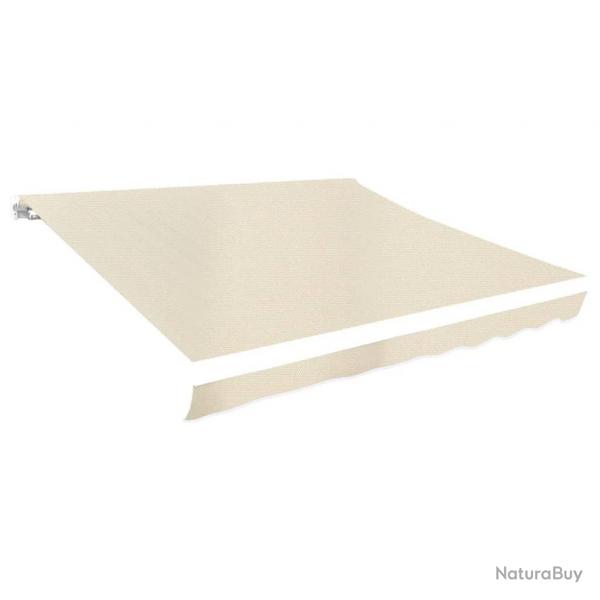 Toit d'auvent Toile Crme 4x3 m (Cadre non inclus) alsavelo
