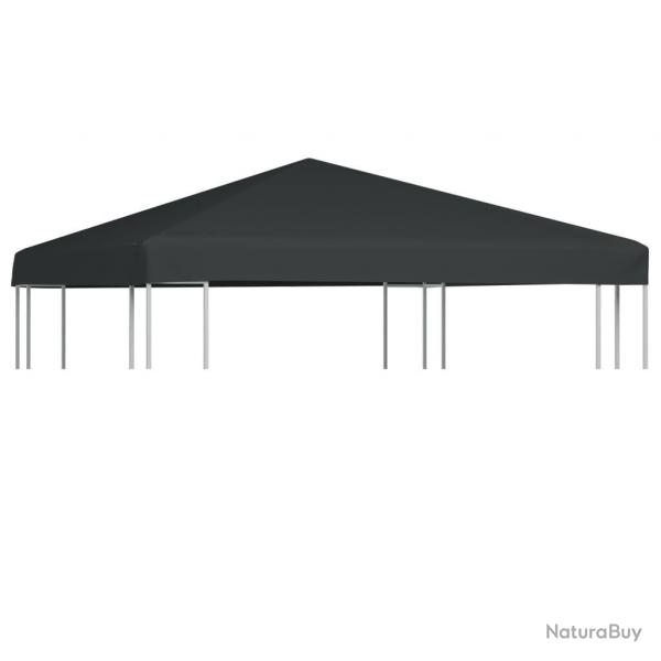 Toile suprieure de gazebo 310 g / m 3 x 3 m Gris alsavelo