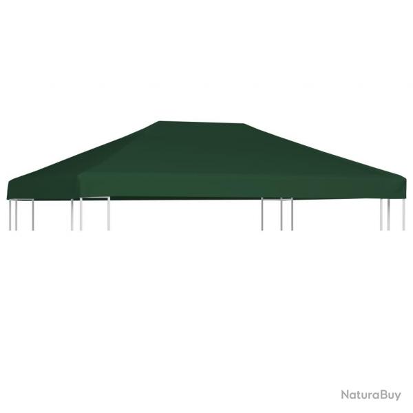 Toile suprieure de belvdre 310 g / m 4 x 3 m Vert alsavelo