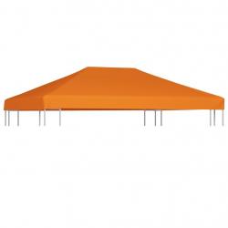 Toile supérieure de belvédère 310 g / m² 4 x 3 m Orange alsavelo