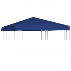 Toile supérieure de belvédère 310 g / m² 3 x 3 m Bleu alsavelo