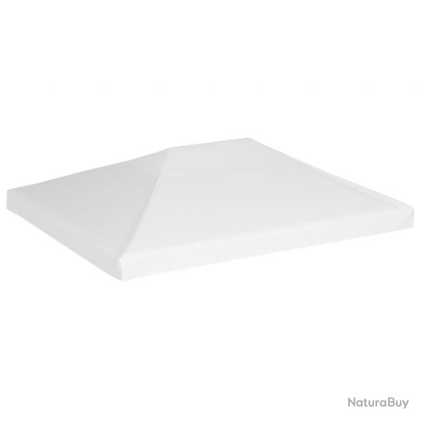 Toile de toit de belvdre 270 g/m 4x3 m Blanc alsavelo