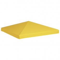 Toile de toit de belvédère 270 g/m² 3x3 m Jaune alsavelo