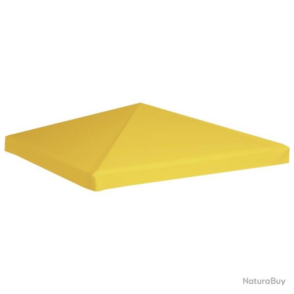 Toile de toit de belvdre 270 g/m 3x3 m Jaune alsavelo