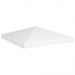 Toile de toit de belvédère 270 g/m² 3x3 m Blanc alsavelo