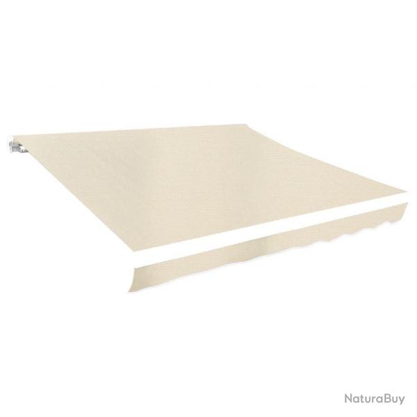 Toile d'auvent Crme 350x250 cm alsavelo