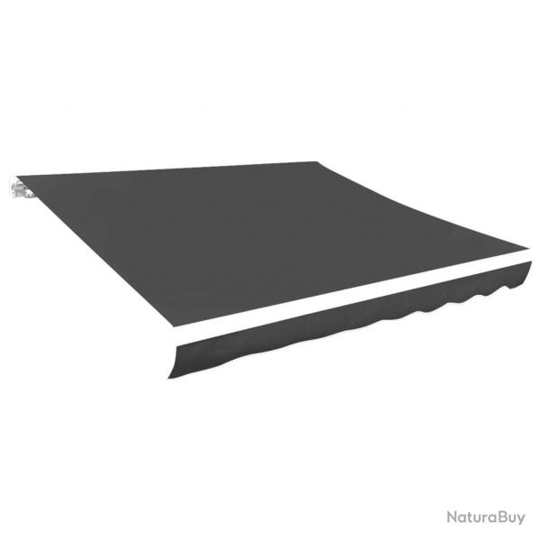 Toile d'auvent Anthracite 450x300 cm alsavelo