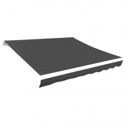 Toile d'auvent Anthracite 350x250 cm alsavelo