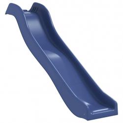 Toboggan de jeu bleu 174x38 cm polypropylène alsavelo