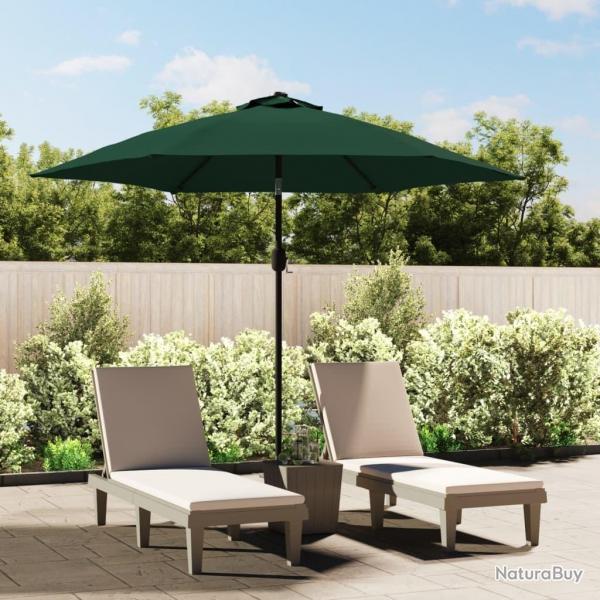 Tissu de remplacement pour parasol d'extrieur Vert 300 cm alsavelo