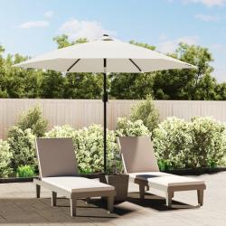 Tissu de remplacement pour parasol d'extérieur Blanc 300 cm alsavelo