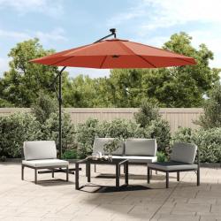 Tissu de remplacement pour parasol déporté terre cuite 300 cm alsavelo