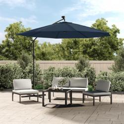 Tissu de remplacement pour parasol déporté bleu 300 cm alsavelo