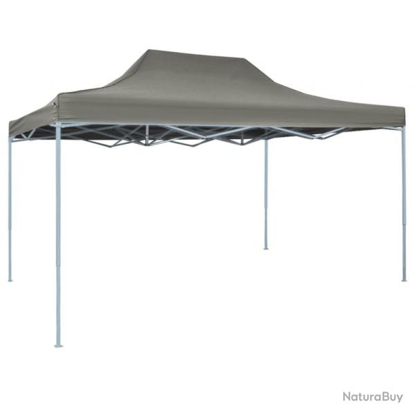 Tente pliable escamotable 3 x 4,5 m Anthracite alsavelo