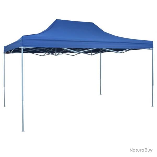 Tente pliable 3 x 4,5 m Bleu alsavelo
