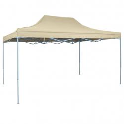 Tente pliable 3 x 4,5 m Blanc crème alsavelo