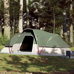 Tente familiale à dôme 9 personnes vert imperméable alsavelo