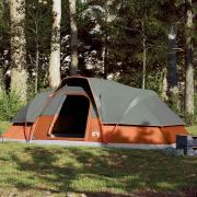 Tente Familiale Tipi 12 Personnes - Imperméable, Verte, Dimensions 560x560x300 Cm, Poids 9.65 Kg - 9