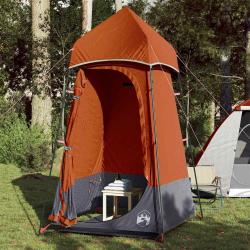 Tente de toilette gris et orange imperméable alsavelo
