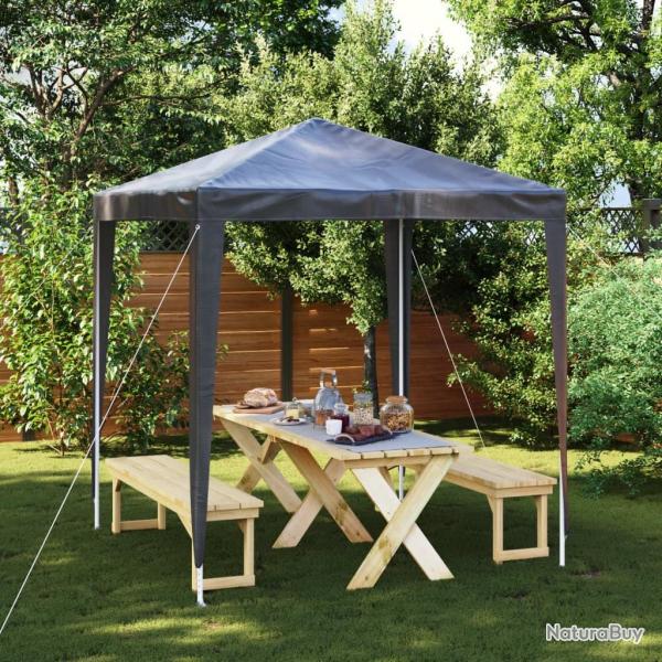 Tente de rception professionnelle 2x2 m Anthracite alsavelo