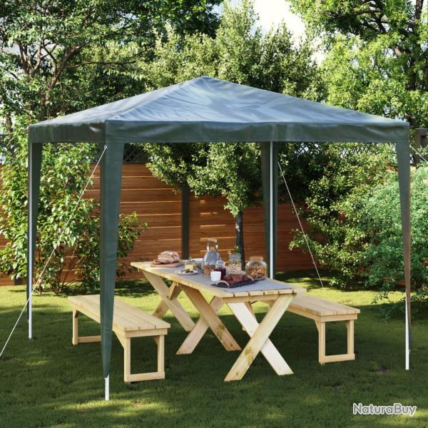 Tente de rception professionnelle 2,5x2,5 m Vert 90 g/m alsavelo
