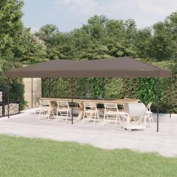 Tente de réception pliable Taupe 3x6 m alsavelo
