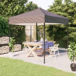 Tente de réception pliable Taupe 2x2 m alsavelo