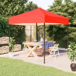 Tente de réception pliable Rouge 2x2 m alsavelo