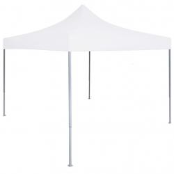Tente de réception pliable professionnelle 3x3 m Acier Blanc alsavelo