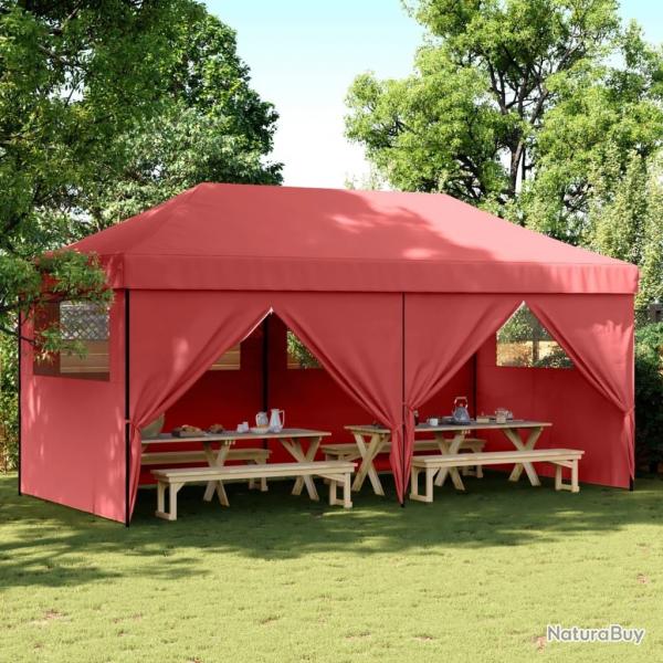 Tente de rception pliable escamotable avec 4 parois latrales alsavelo