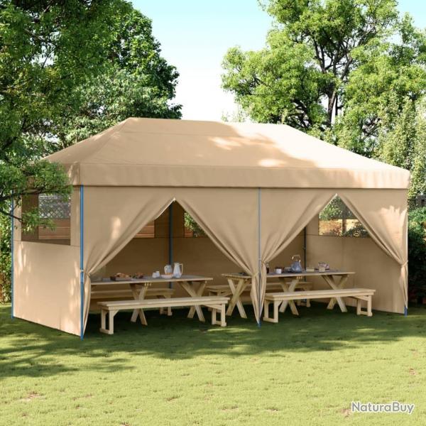 Tente de rception pliable escamotable avec 4 parois latrales alsavelo