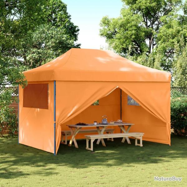 Tente de rception pliable escamotable avec 4 parois latrales alsavelo