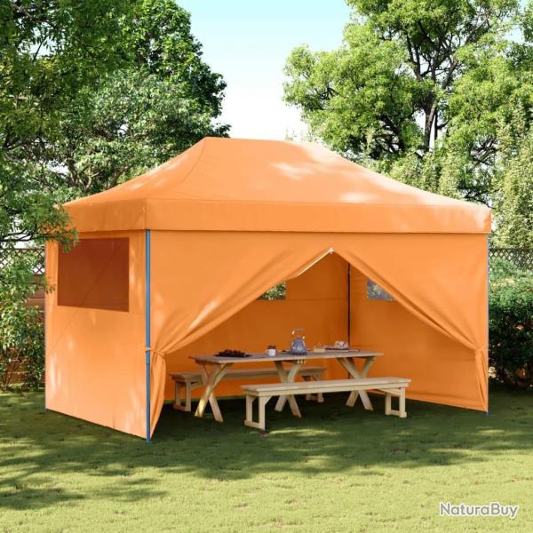 Tente de rception pliable escamotable avec 4 parois latrales alsavelo