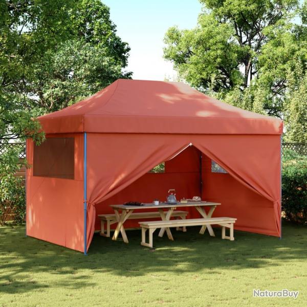 Tente de rception pliable escamotable avec 4 parois latrales alsavelo