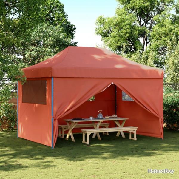 Tente de rception pliable escamotable avec 4 parois latrales alsavelo