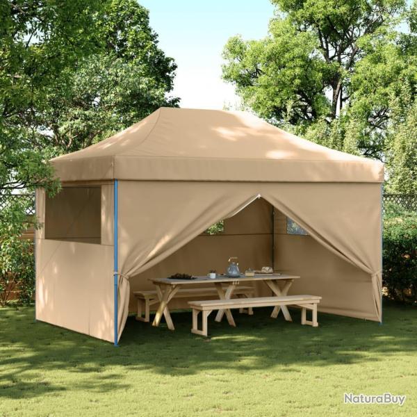 Tente de rception pliable escamotable avec 4 parois latrales alsavelo