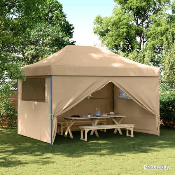 Tente de rception pliable escamotable avec 4 parois latrales alsavelo