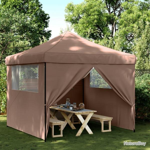 Tente de rception pliable escamotable avec 4 parois latrales alsavelo