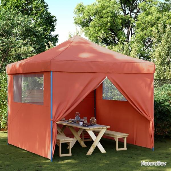 Tente de rception pliable escamotable avec 4 parois latrales alsavelo