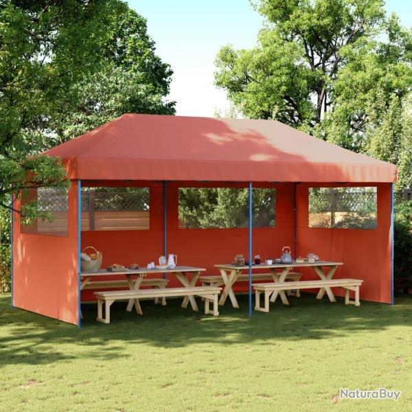Tente de rception pliable escamotable avec 3 parois latrales alsavelo