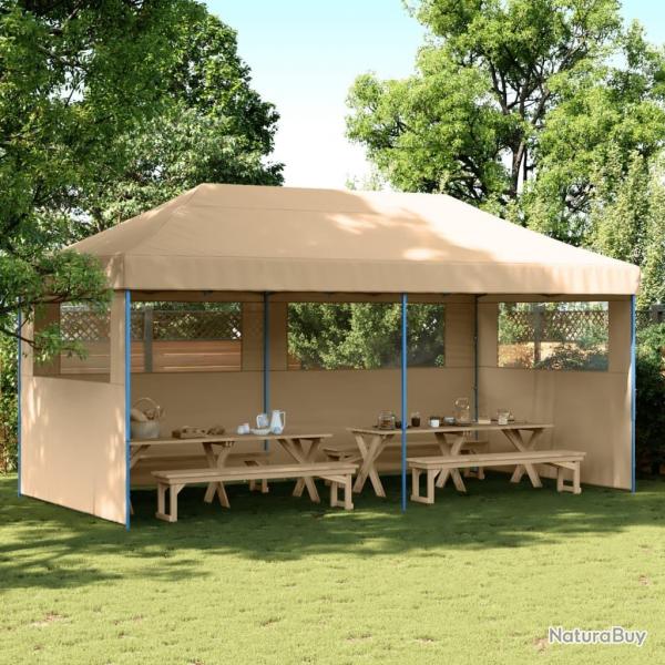 Tente de rception pliable escamotable avec 3 parois latrales alsavelo